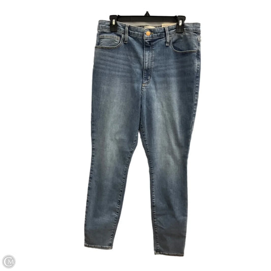 Jeans Skinny By Universal Thread In Blue Denim, Size: 14