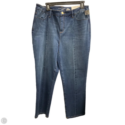 Jeans Cropped By Chicos In Blue Denim, Size: 12