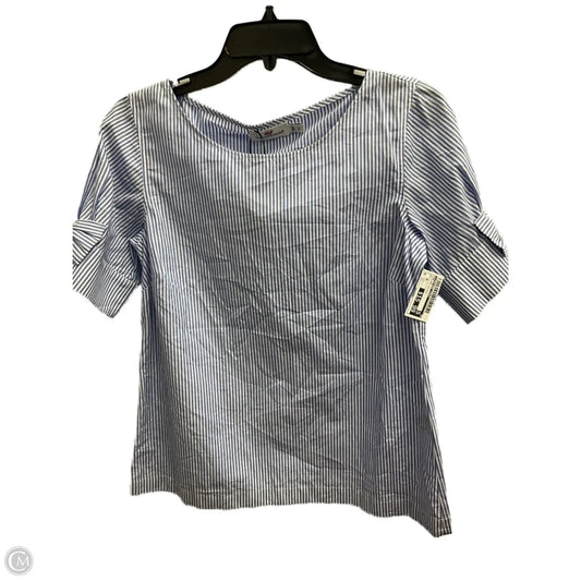Top Short Sleeve By Vineyard Vines In Striped Pattern, Size: 0