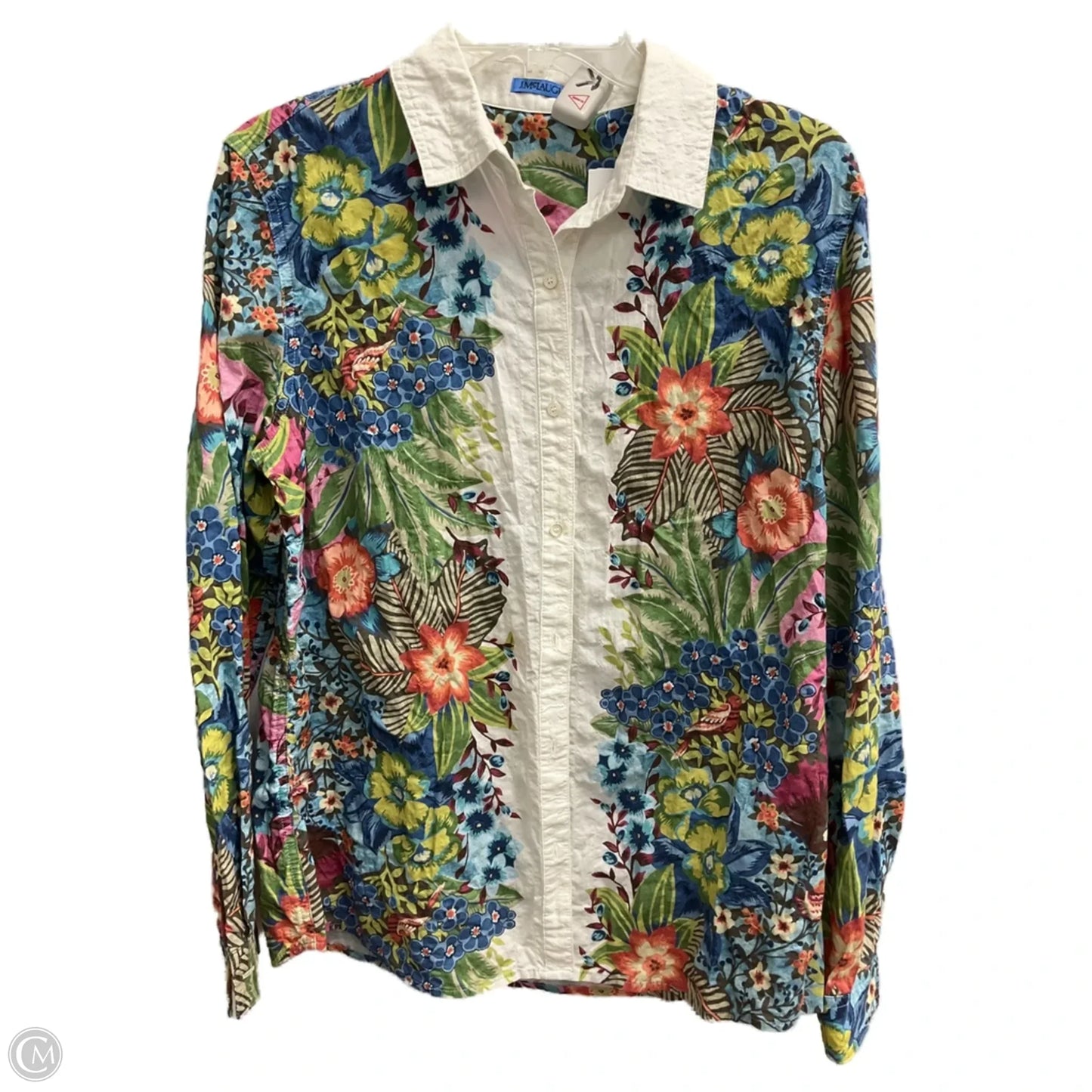Blouse Long Sleeve By J Mclaughlin In Floral Print, Size: M