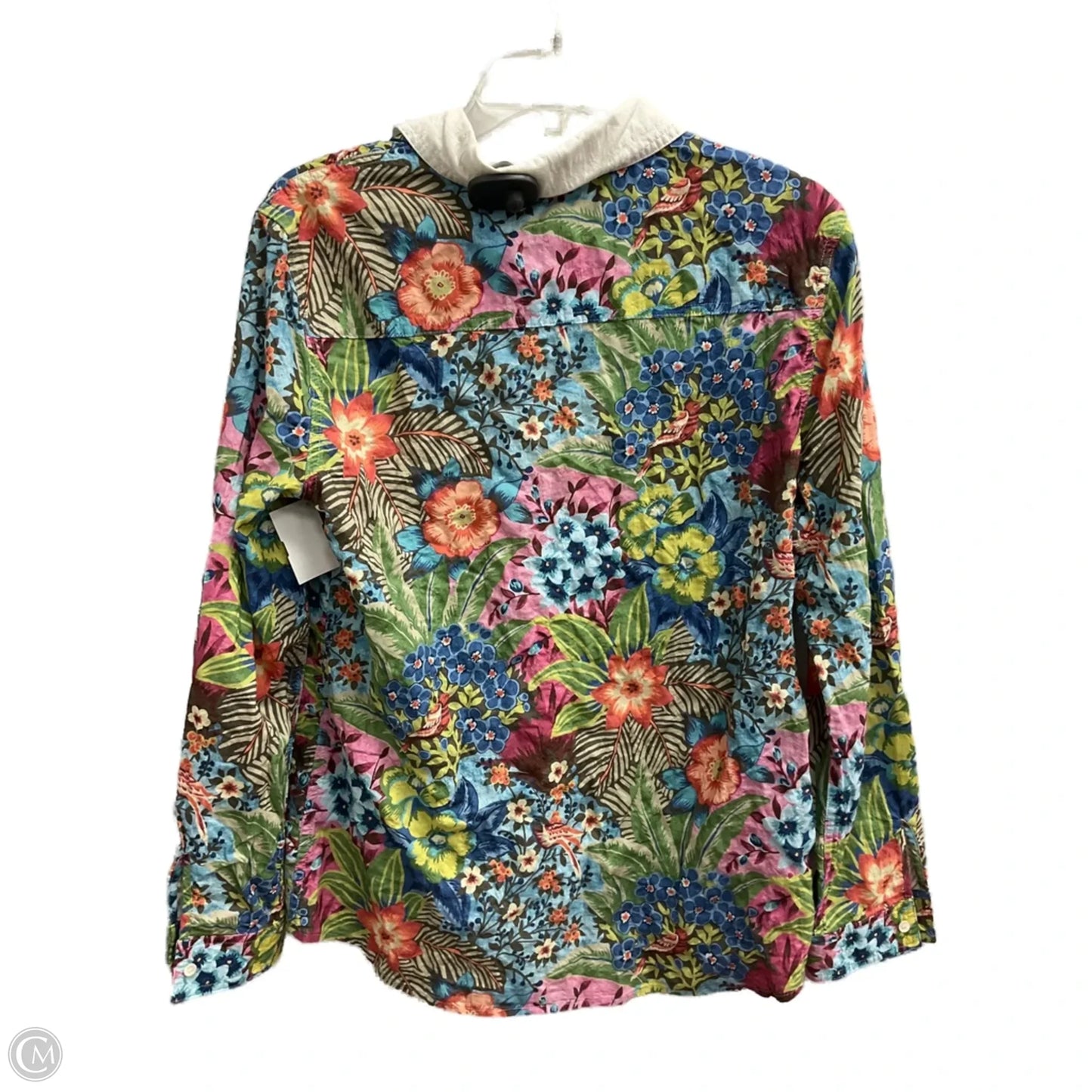 Blouse Long Sleeve By J Mclaughlin In Floral Print, Size: M