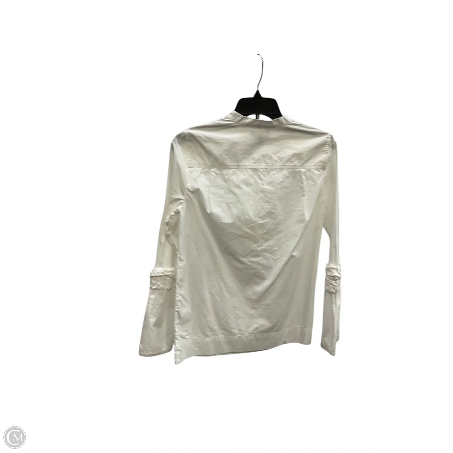 Top Long Sleeve By J. Crew In White, Size: 2