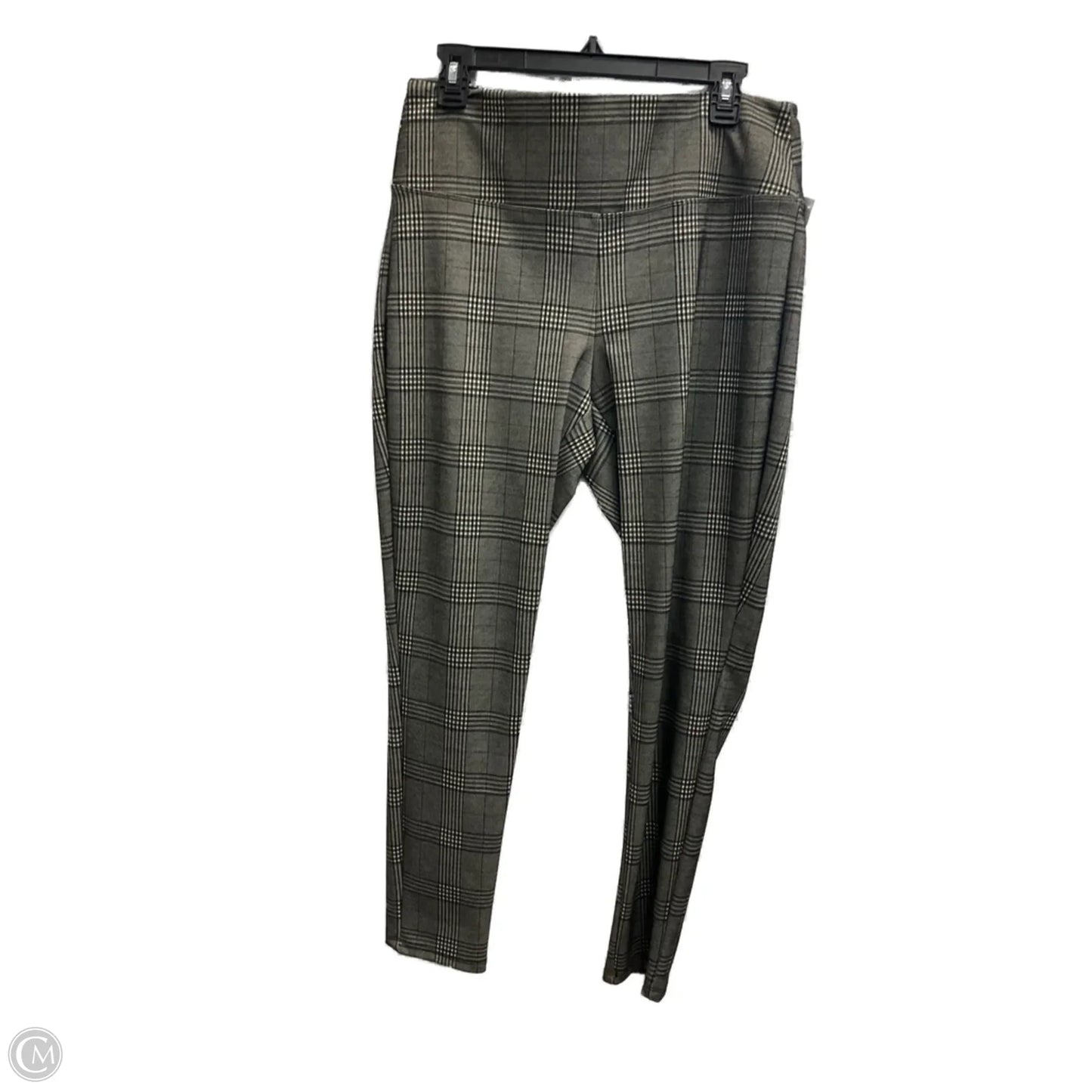 Pants Dress By Apt 9 In Plaid Pattern, Size: L