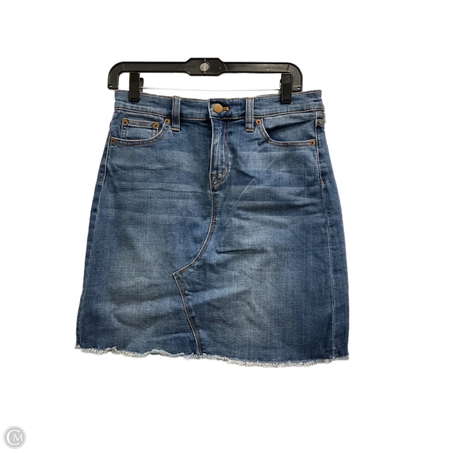Skirt Mini & Short By J. Crew In Blue Denim, Size: 6
