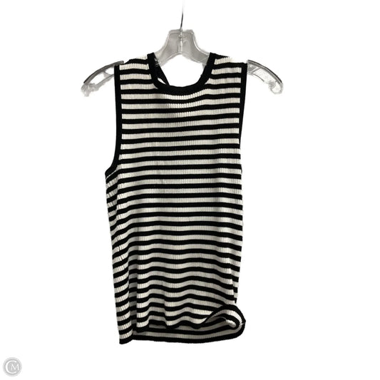 Top Sleeveless By Truth In Striped Pattern, Size: M