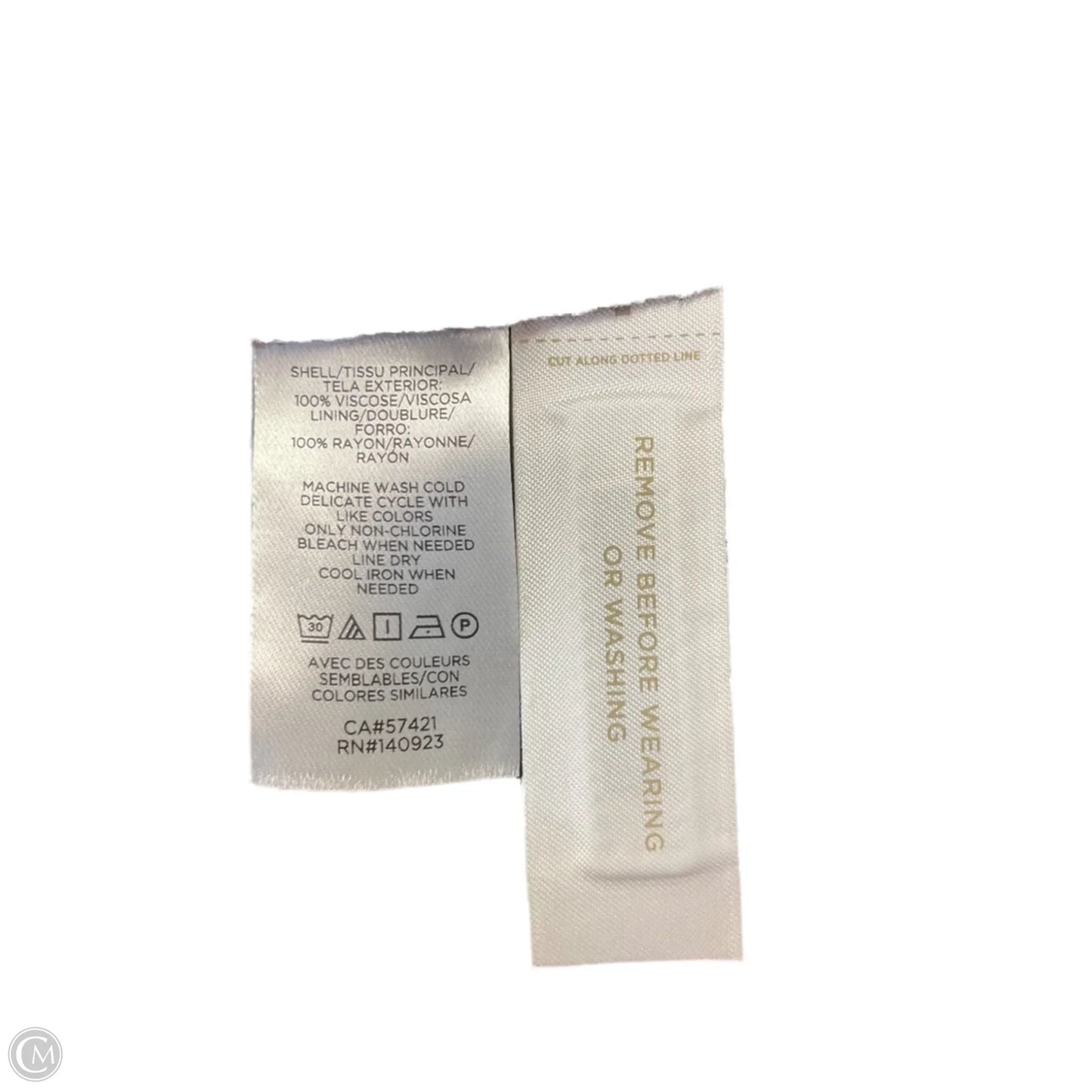 Top Sleeveless By Loft In Polkadot Pattern, Size: M