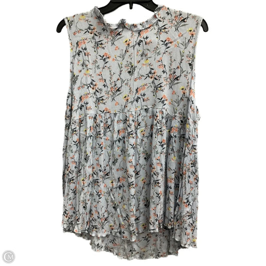 Top Sleeveless By Lovely Melody In Blue, Size: L