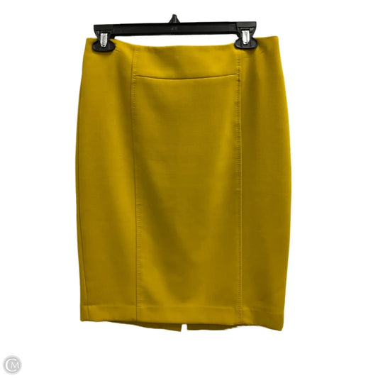 Skirt Mini & Short By Loft In Yellow, Size: 2