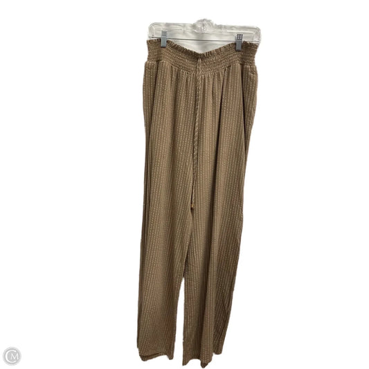 Pants Wide Leg By Clothes Mentor In Beige, Size: L