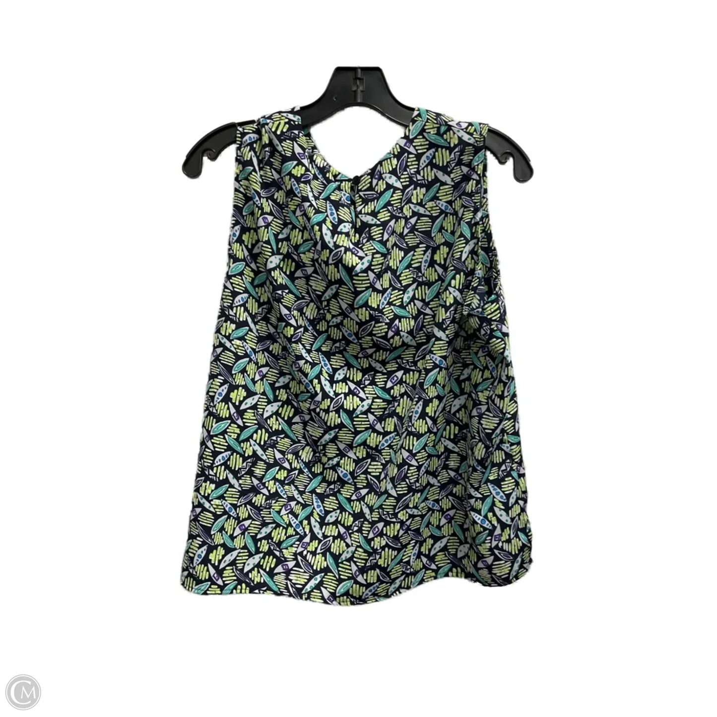 Top Sleeveless By Notations In Multi-colored, Size: Xl