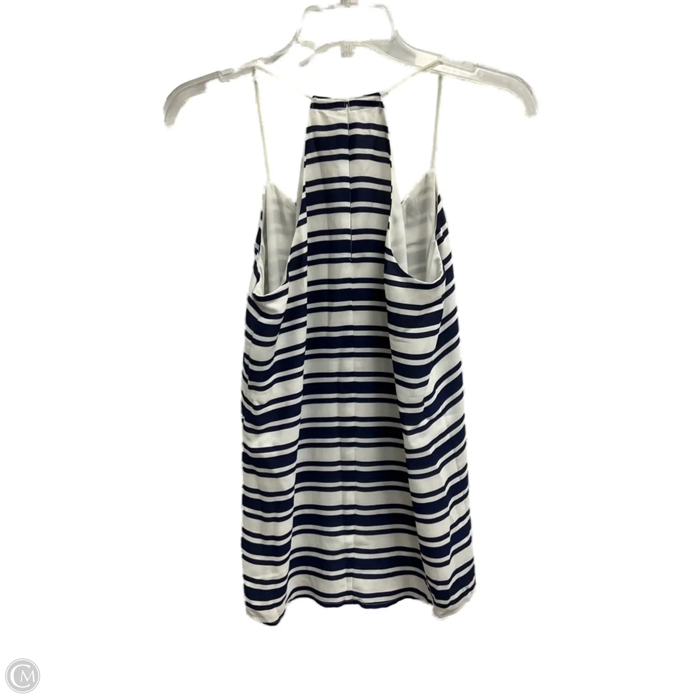 Top Sleeveless By Express In Striped Pattern, Size: Xs