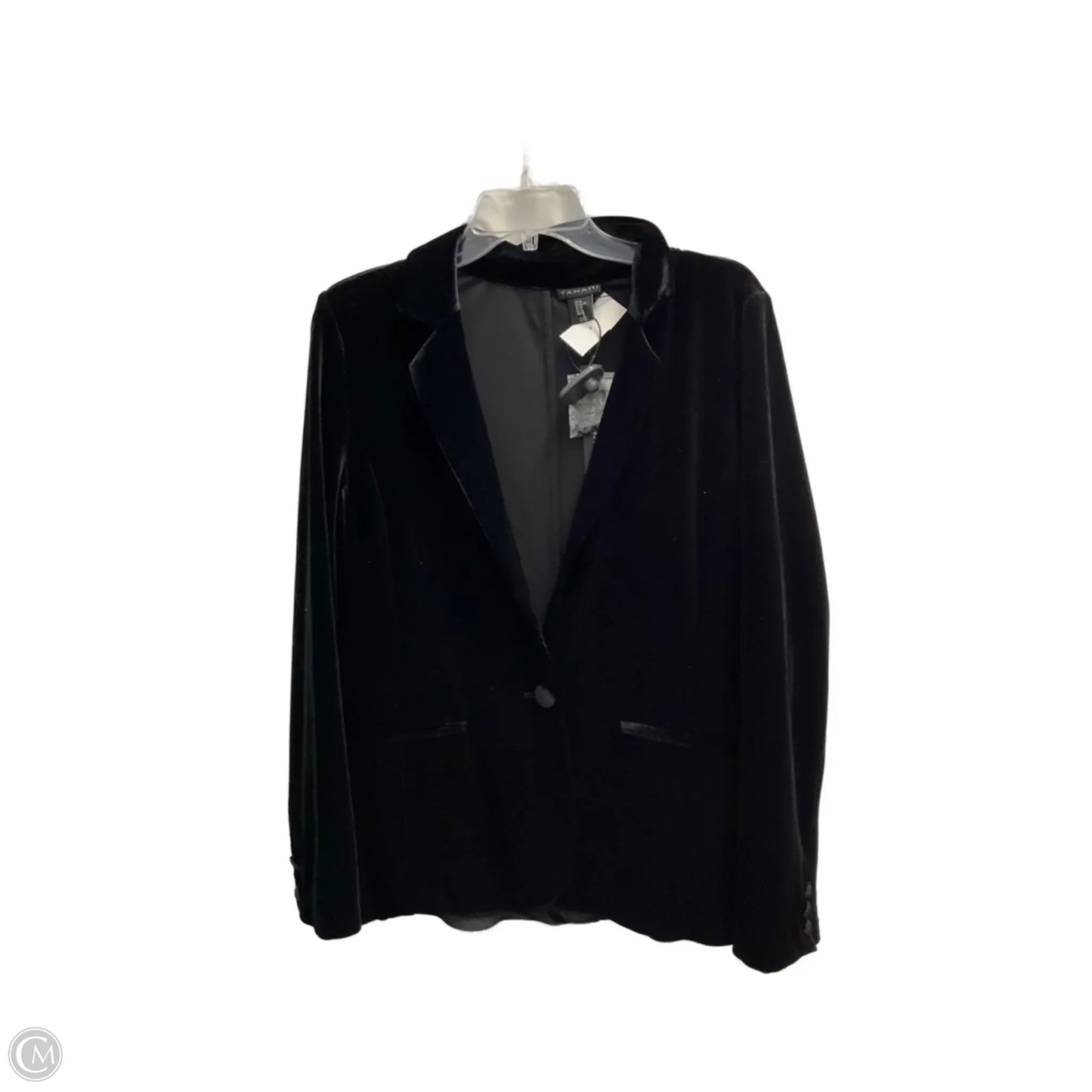 Blazer By T Tahari In Black, Size: Xl