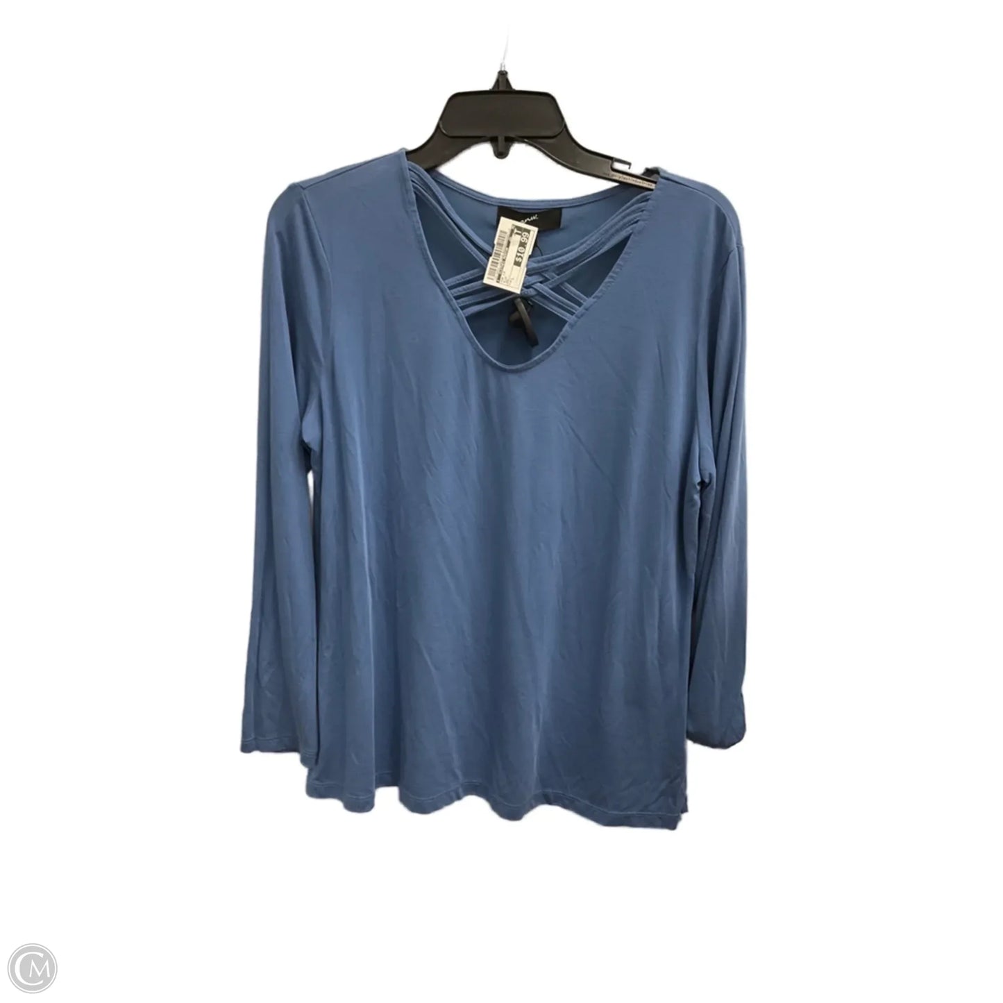 Top Long Sleeve By Clothes Mentor In Blue, Size: L