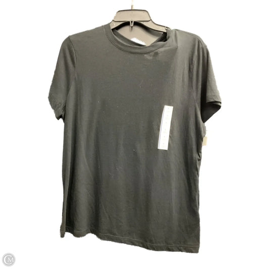Top Short Sleeve Basic By A New Day In Black, Size: L