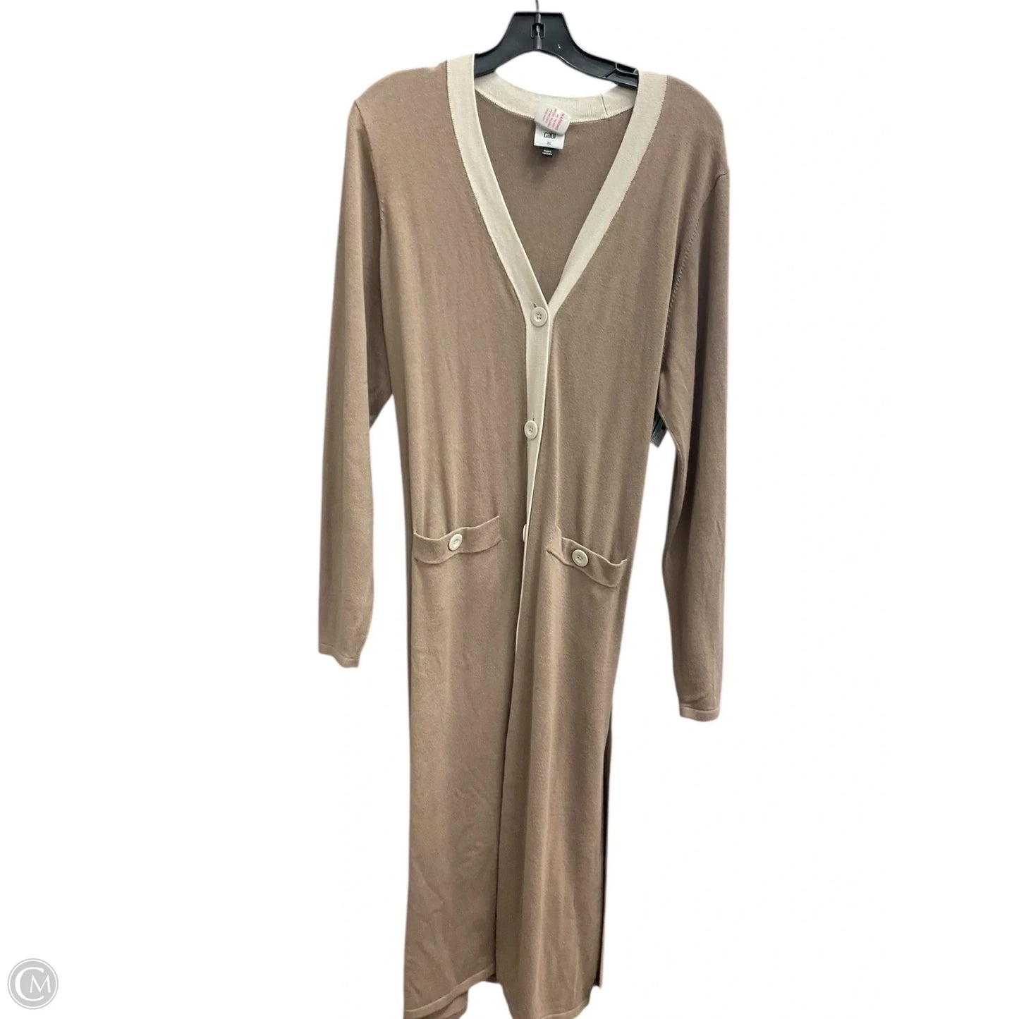 Dress Sweater By Cabi In Brown, Size: Xl