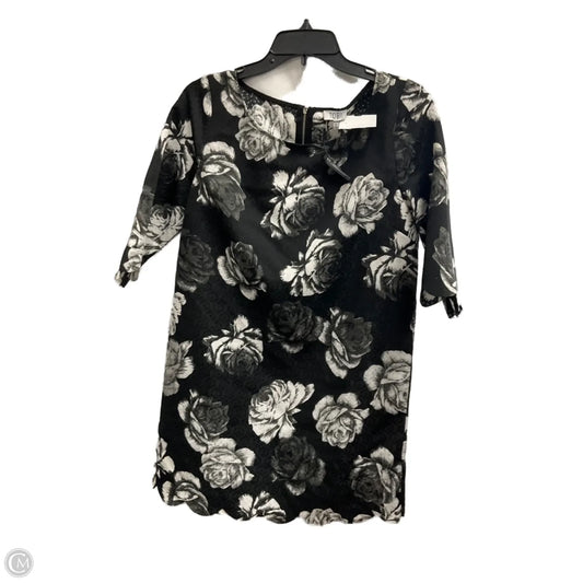 Dress Casual Midi By Tobi In Black & White, Size: M