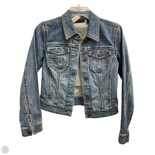 Jacket Denim By New York And Co In Blue Denim, Size: Xs