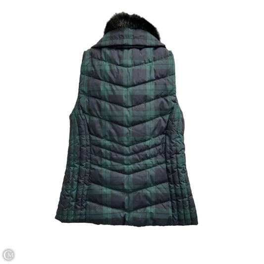 Vest Puffer & Quilted By Talbots In Plaid Pattern, Size: Xs