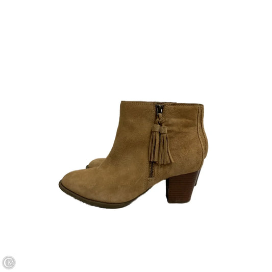 Boots Ankle Heels By Vionic In Beige, Size: 7.5