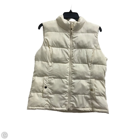 Vest Puffer & Quilted By Charter Club In Cream, Size: L