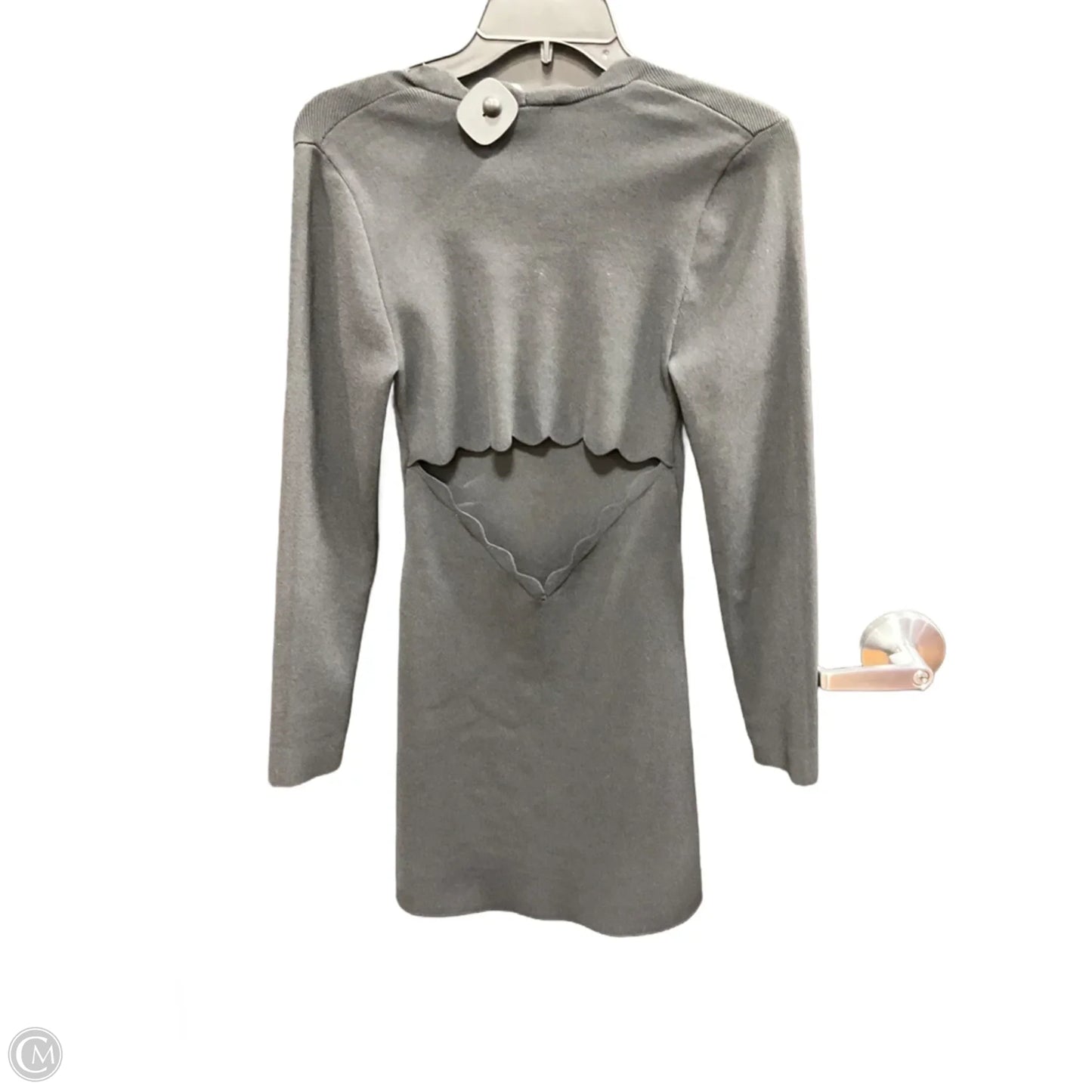 Dress Party Midi By Express In Black, Size: Xs