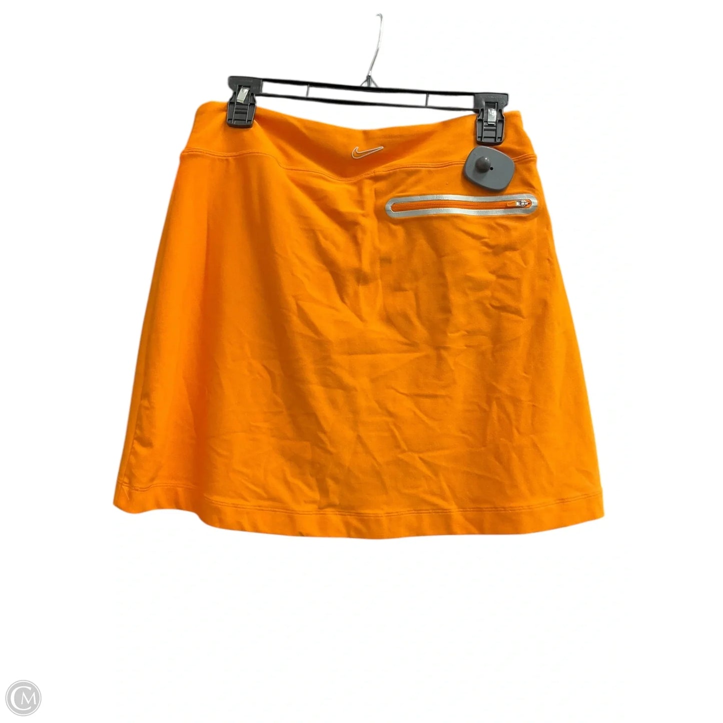Athletic Skort By Nike Apparel In Orange, Size: M