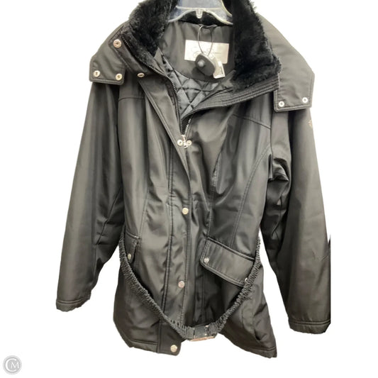 Coat Puffer & Quilted By Jessica Simpson In Black, Size: 1x