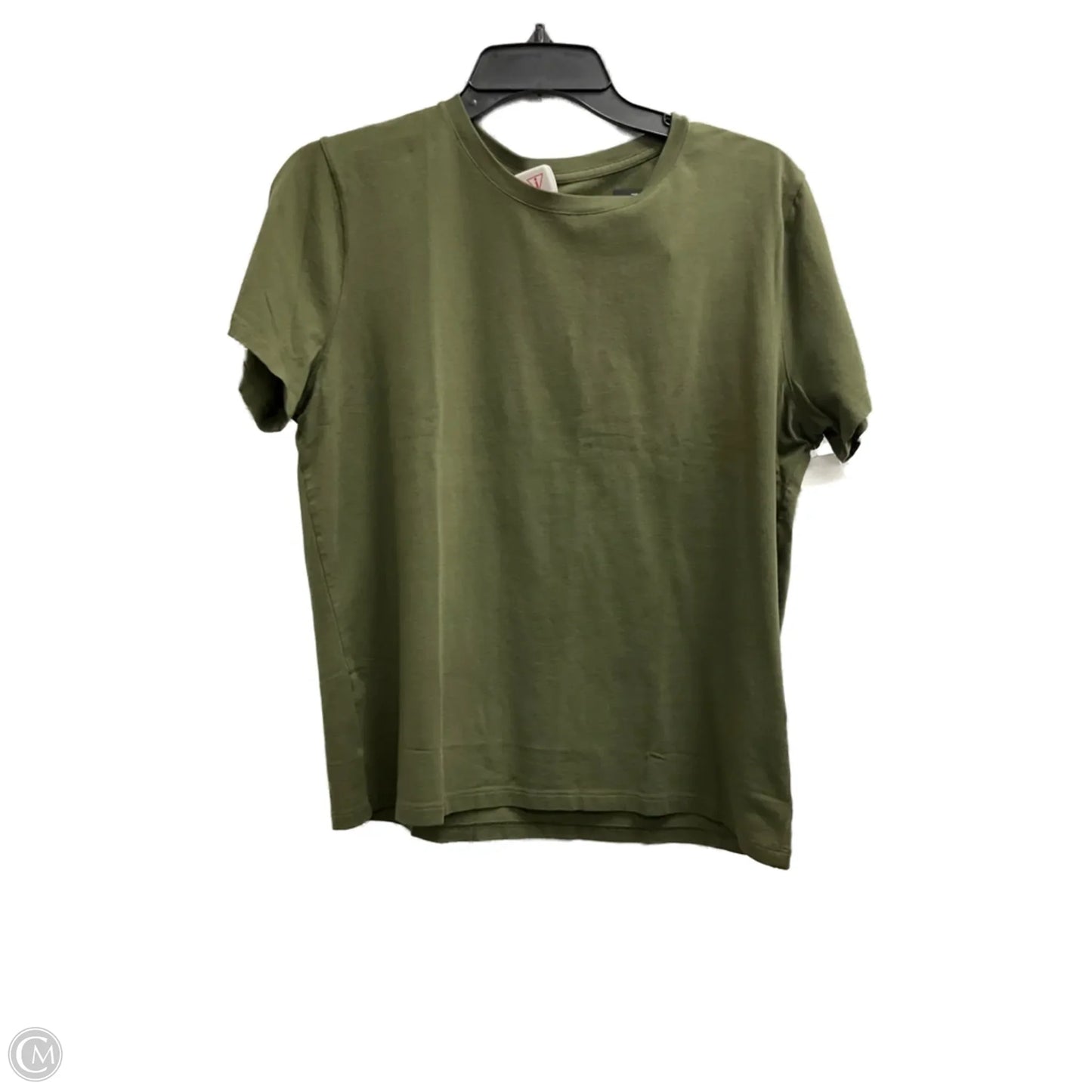Athletic Top Short Sleeve By Under Armour In Green, Size: L