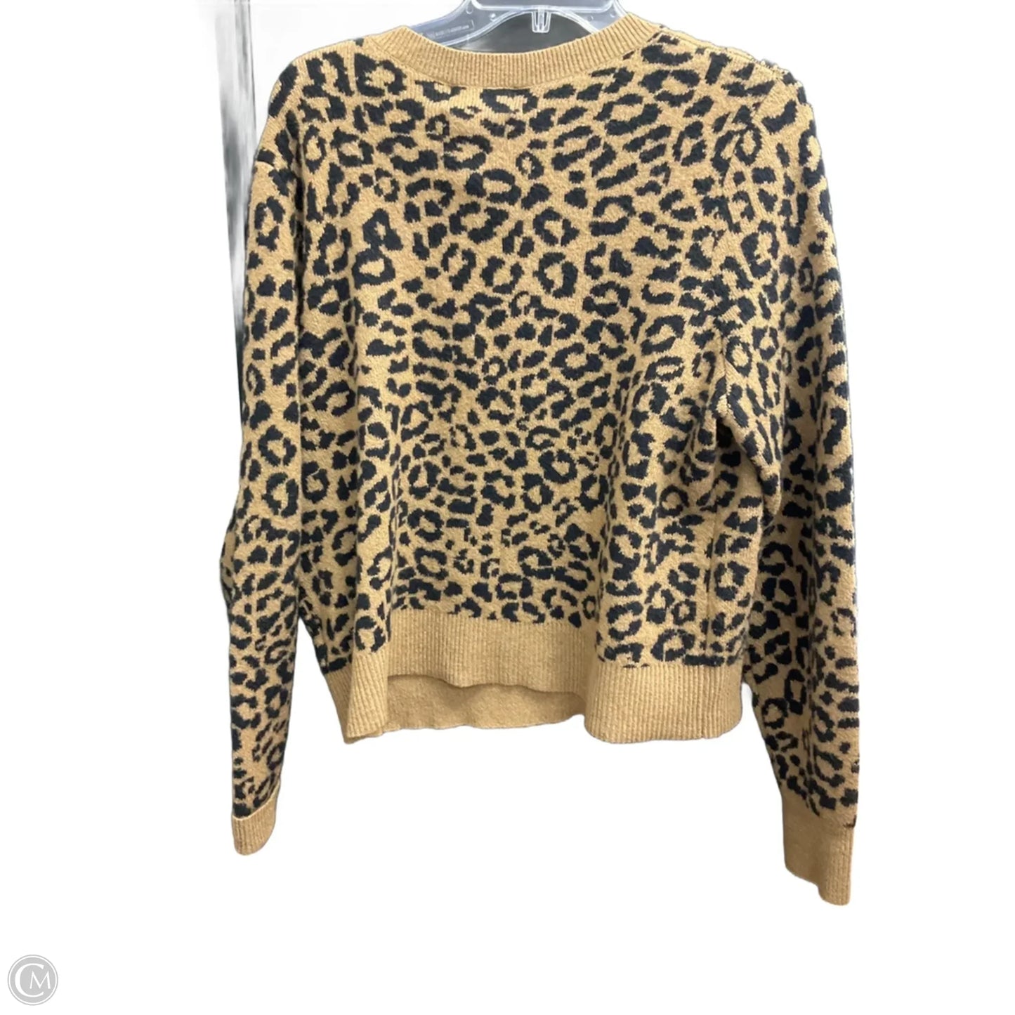 Cardigan By Old Navy In Animal Print, Size: Xl