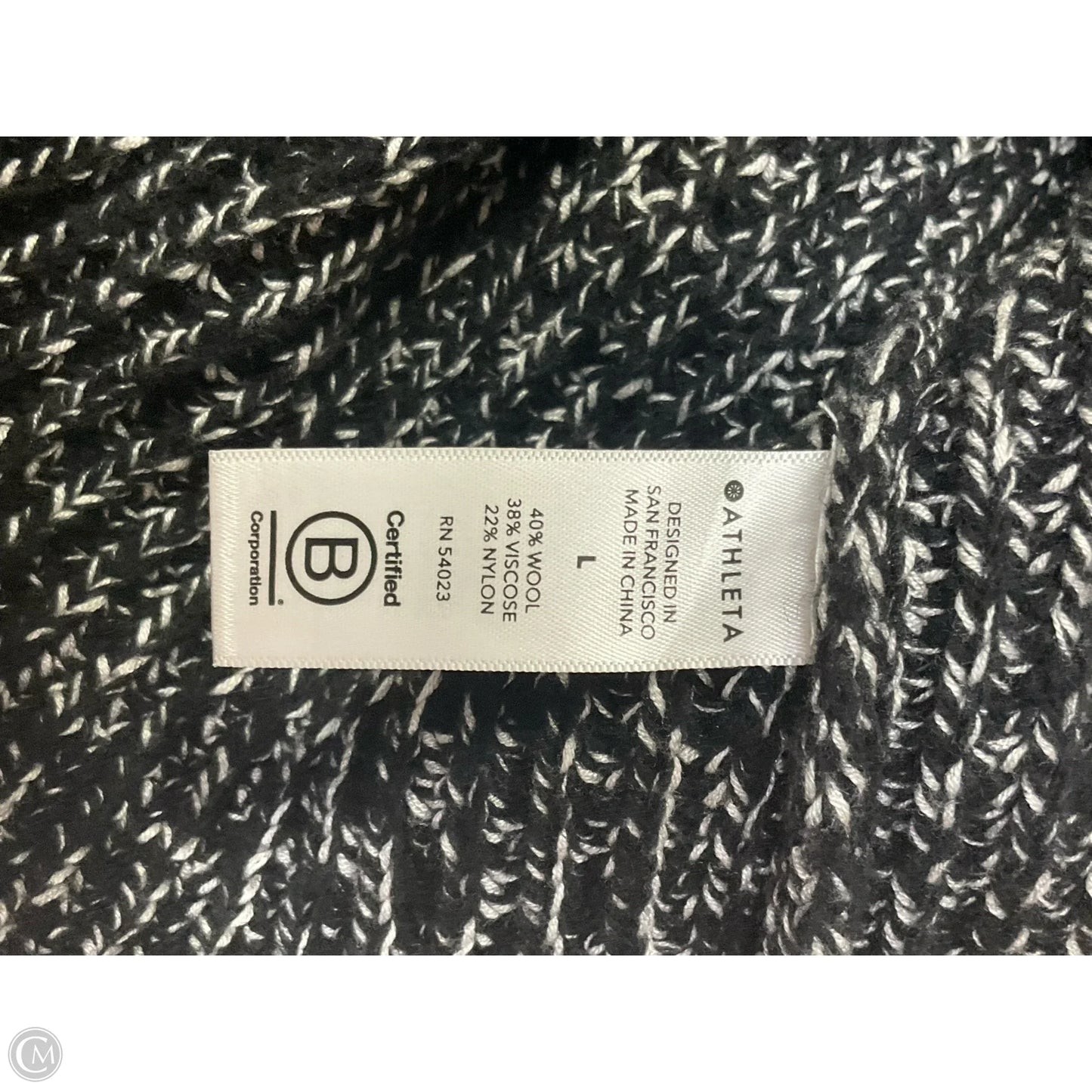 Sweater By Athleta In Black, Size: L