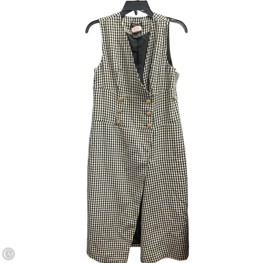 Dress Casual Midi By Rachel Zoe In Checkered Pattern, Size: 4