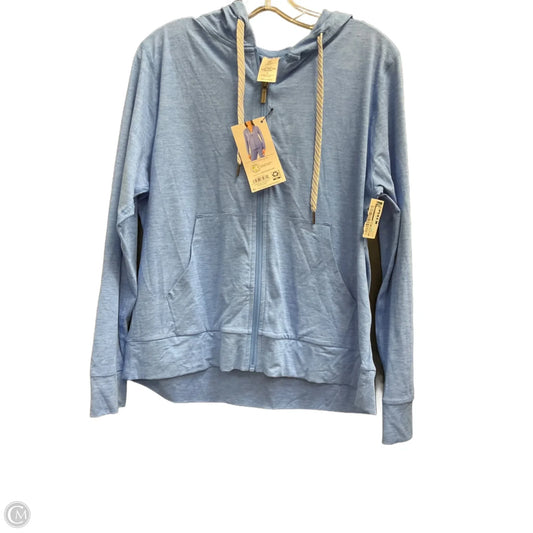 Athletic Jacket By Members Mark In Blue, Size: L