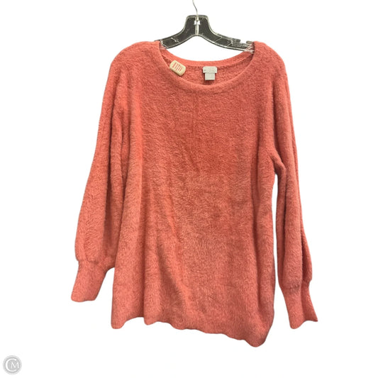 Top Long Sleeve By Chicos In Pink, Size: L