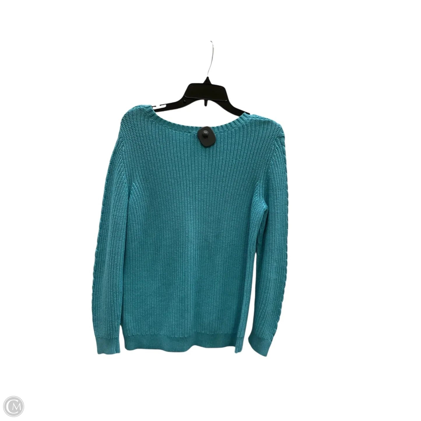 Sweater By Talbots In Teal, Size: S