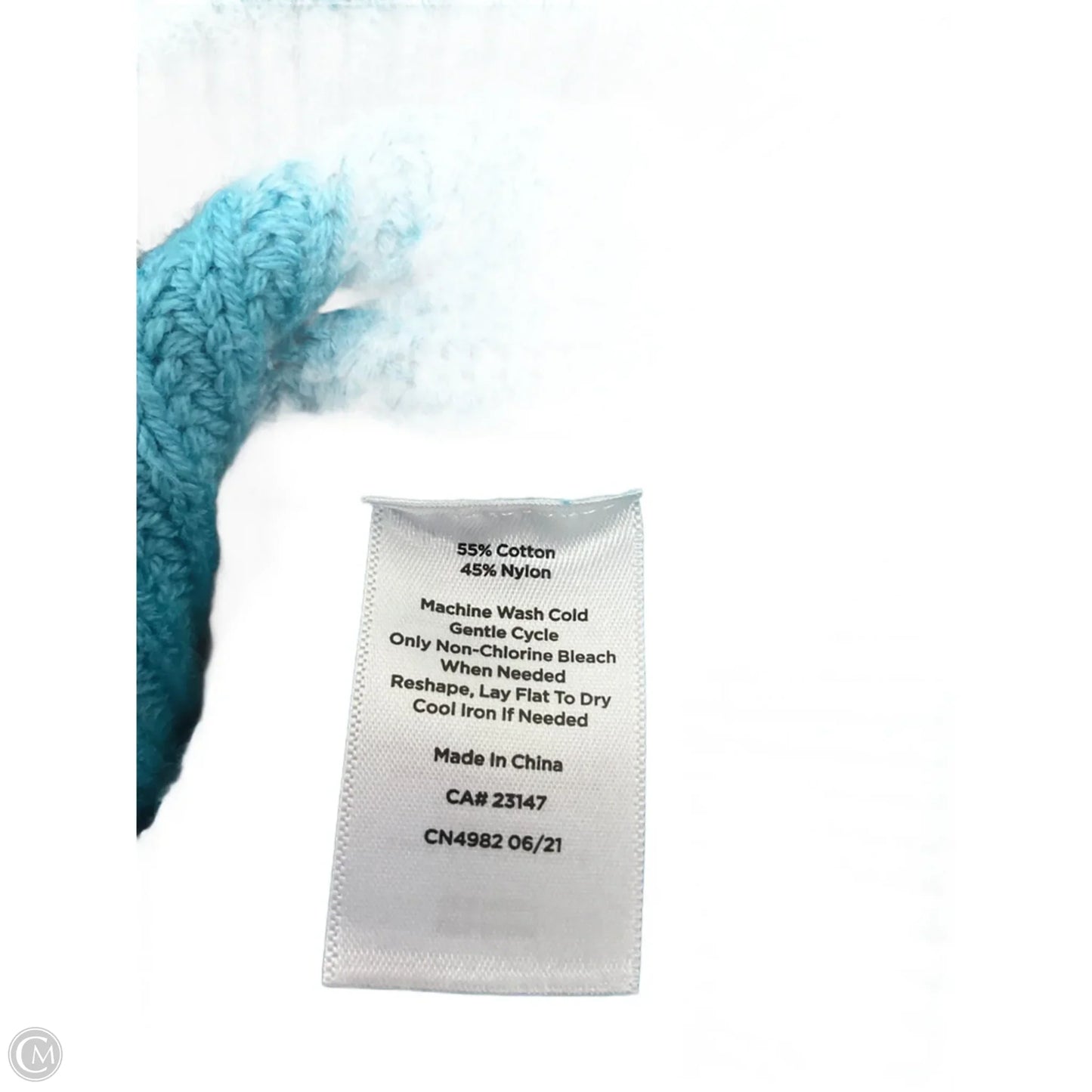 Sweater By Talbots In Teal, Size: S