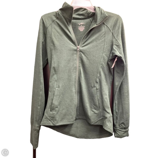 Athletic Jacket By Gottex In Green, Size: M