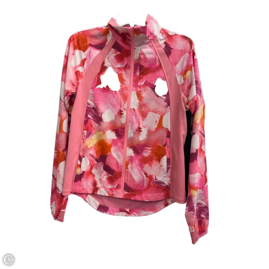 Athletic Jacket By Athleta In Pink, Size: Xs