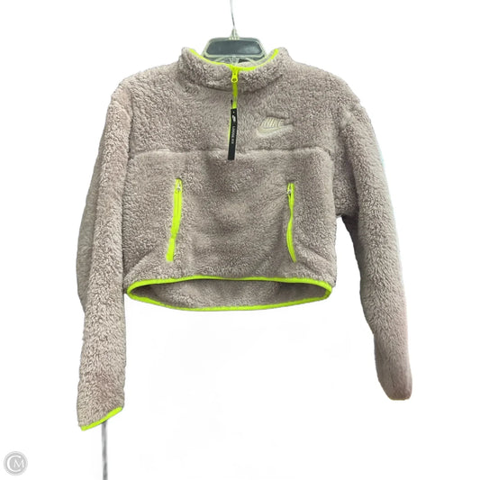 Sweatshirt Collar By Nike Apparel In Grey, Size: S