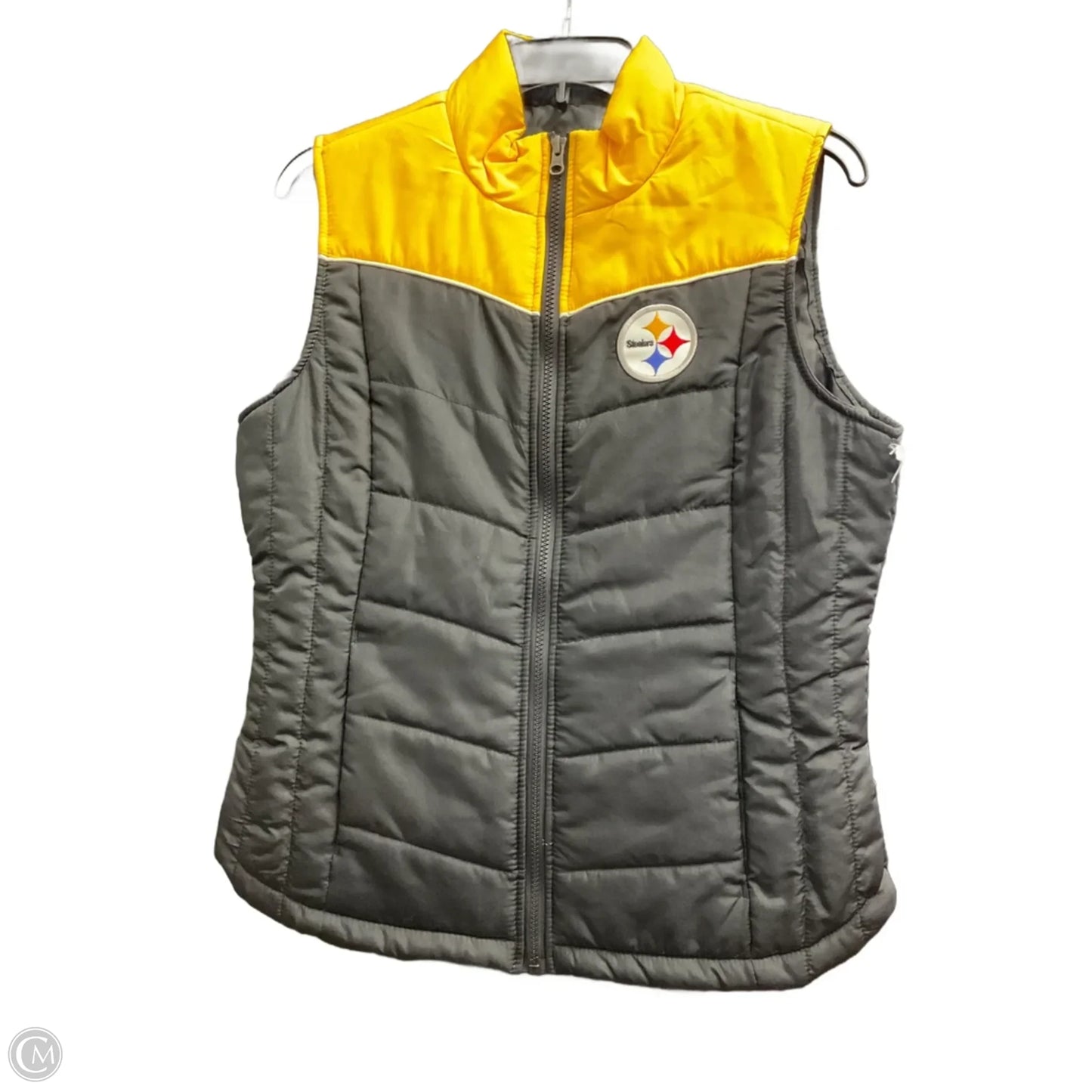 Vest Puffer & Quilted By Nfl In Black, Size: M