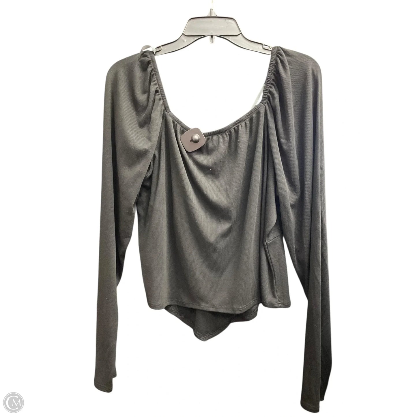 Top Long Sleeve By Arula In Black, Size: 1x