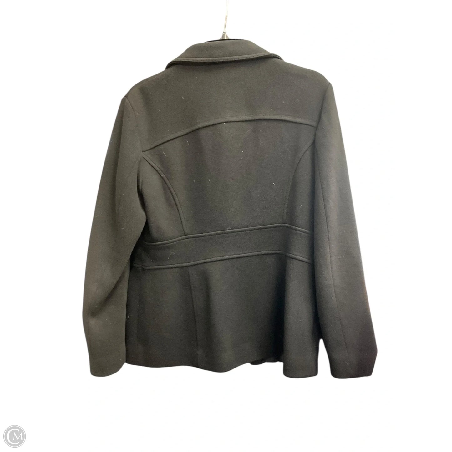 Coat Peacoat By International Concepts In Black, Size: L