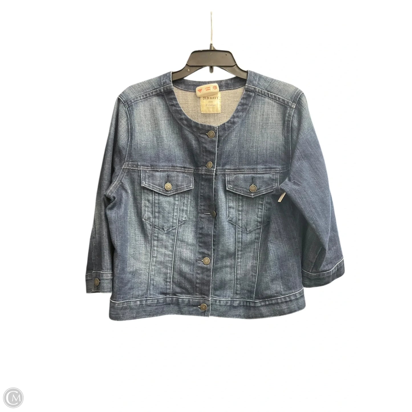 Jacket Denim By Old Navy In Blue Denim, Size: Xl