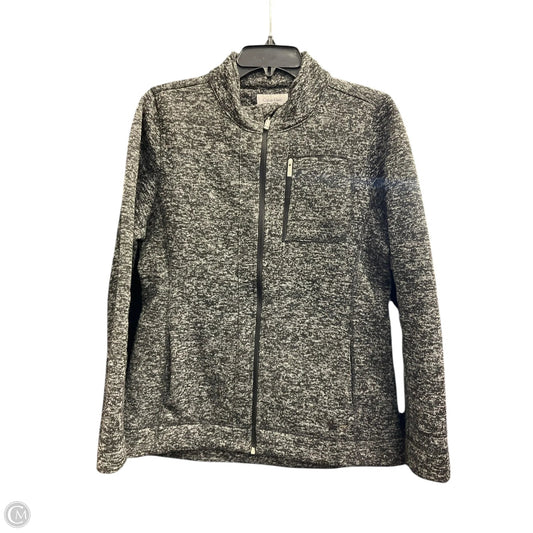 Athletic Jacket By Calvin Klein Performance In Black, Size: L