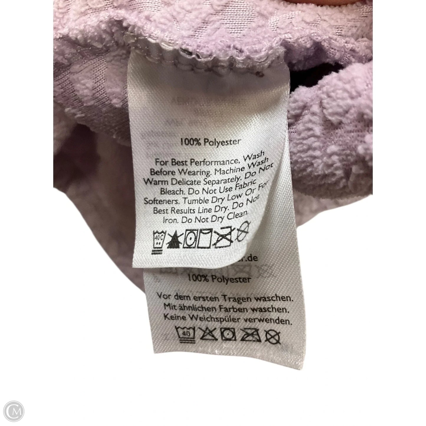 Sweatshirt Collar By Eddie Bauer In Purple, Size: 2x