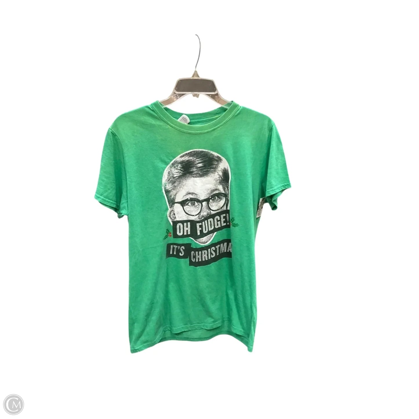 Top Short Sleeve Basic By Clothes Mentor In Green, Size: M