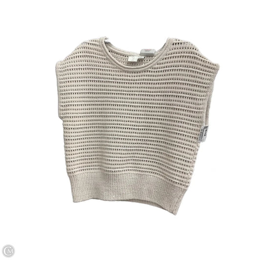 Vest Sweater By Joie In Cream, Size: L