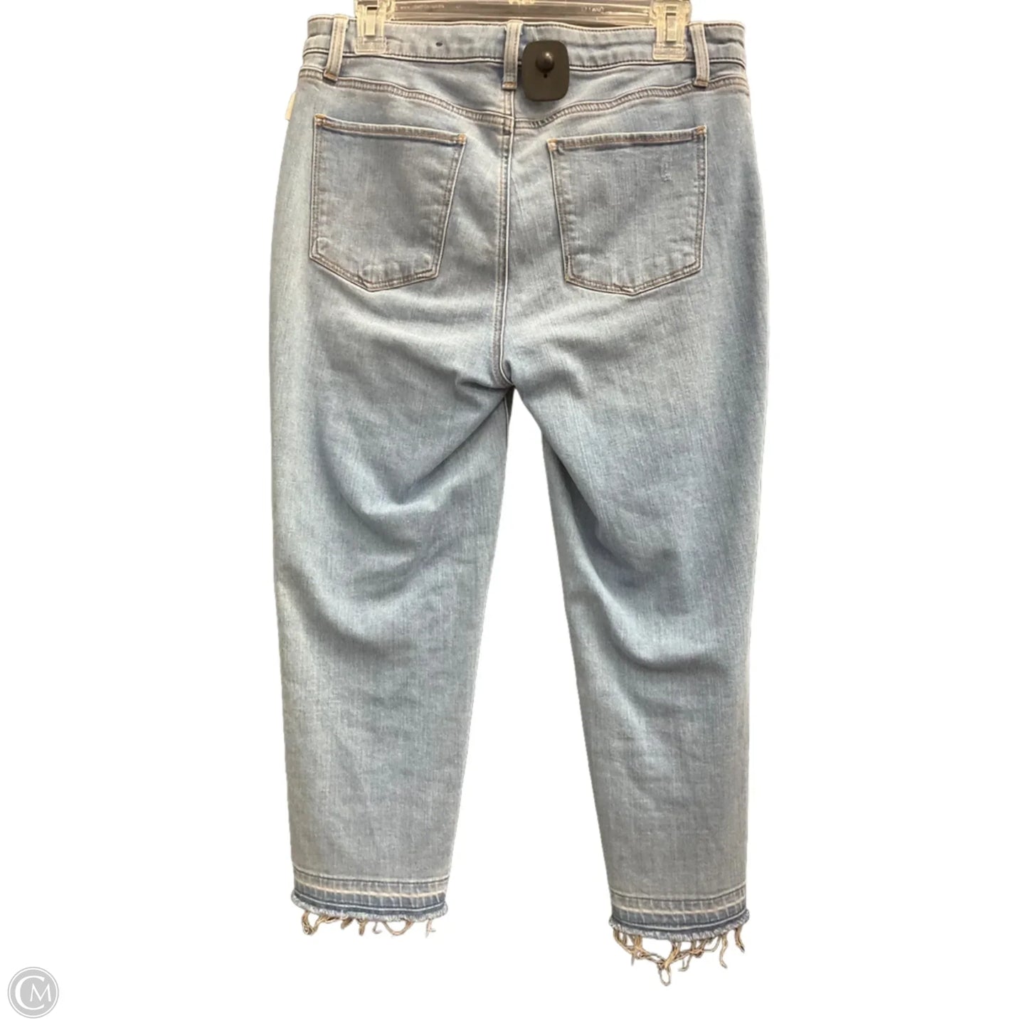 Jeans Skinny By Talbots In Blue Denim, Size: 8p