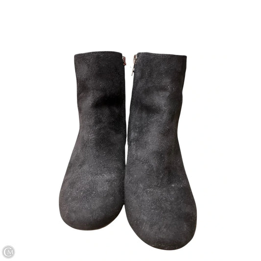 Boots Ankle Heels By Rebel In Black, Size: 7