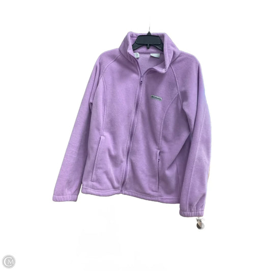 Athletic Jacket By Columbia In Purple, Size: 1x