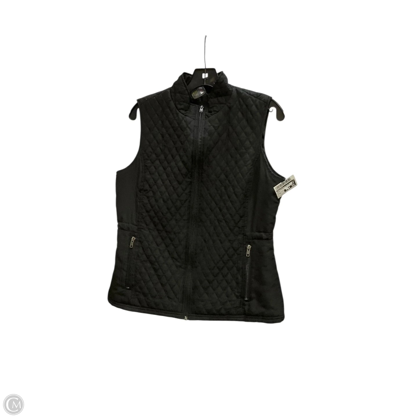 Vest Puffer & Quilted By Relativity In Black, Size: M